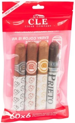 CLE 60×6 Fresh Pack 4-Cigar Sampler