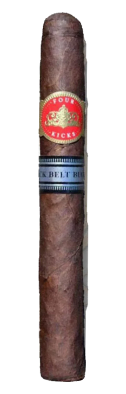 Crowned Heads Four Kicks Black Belt Buckle Corona Gorda