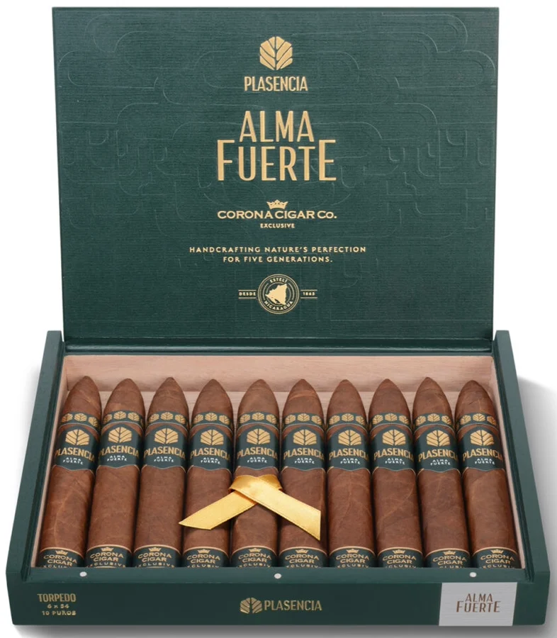 Plasencia Alma Fuerte Colorado Claro Torpedo Semi-Boxpress